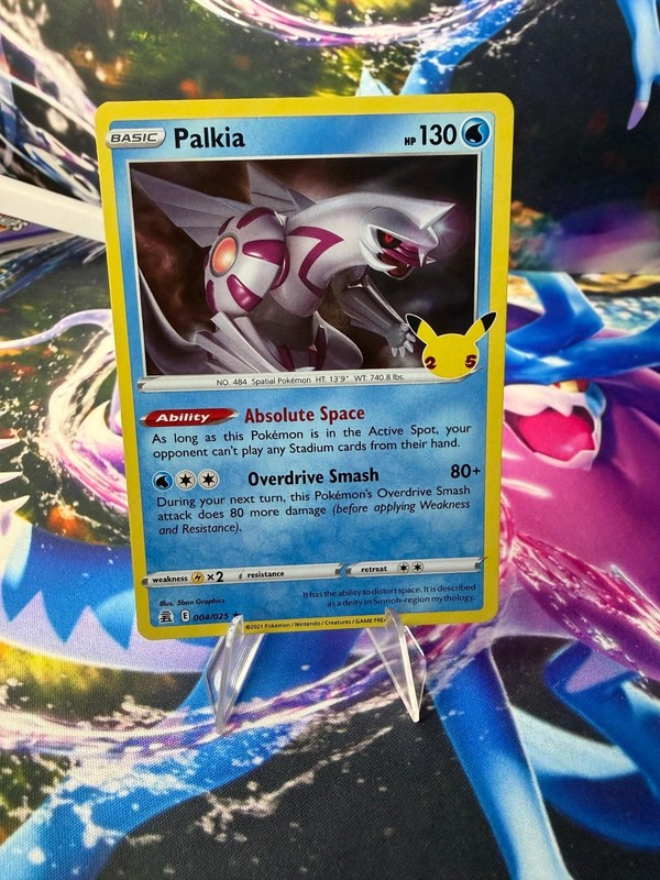 PALKIA 004/025 CELEBRATIONS Holo Rare Pokemon