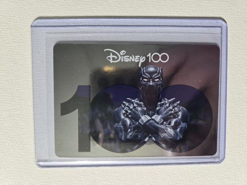 2023 Bandai Carddass Disney 100 Years Wonder Black Panther *Platinum Foil*