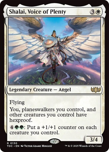 Shalai, Voice of Plenty NM Rare MTG Commander: Tarkir: Dragonstorm [TDC] Regular