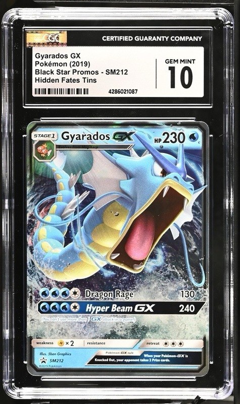 CGC 10 Gyarados GX 2019 Black Star Promos SM212 Pokemon Card
