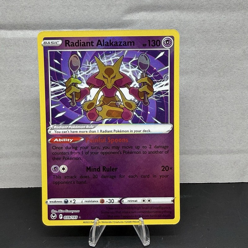 Radiant Alakazam 059/195 – Astral Radiance – Pokémon TCG – NM
