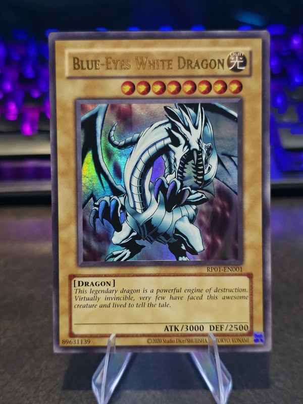 Blue-Eyes White Dragon RP01-EN001 Retro Pack (2020 Date Reprint) Unlimited