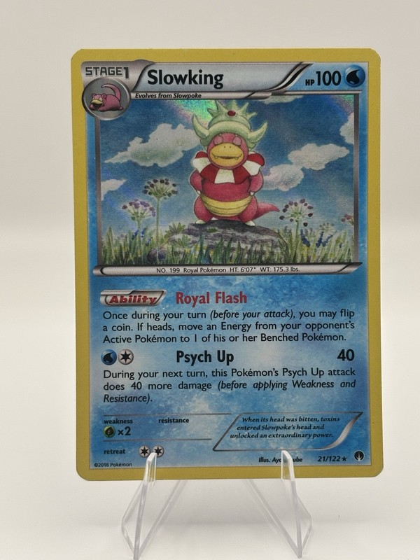 Slowking – (Cosmos Holo) 21/122 XY Breakpoint Promo