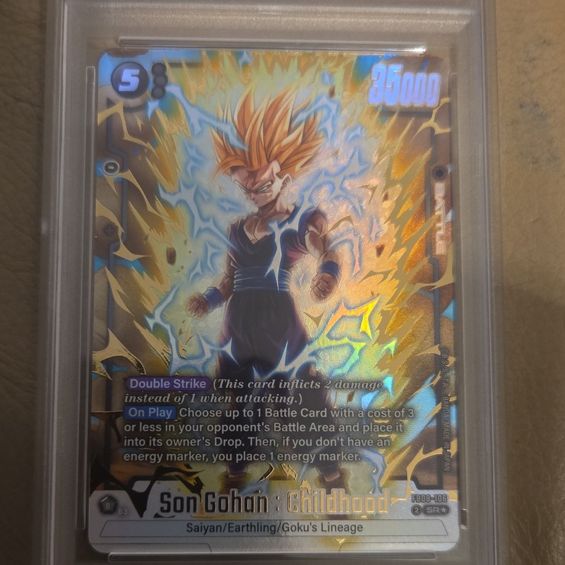 Bandai PSA Dragon Ball Super Son Gohan: Childhood FB08-106 SR Holo EN