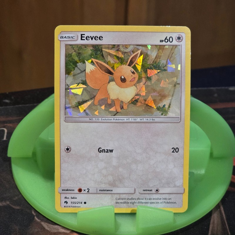 Eevee – (Let’s Play, Eevee!) (Cracked Ice Holo) 155/214 Deck Exclusives Holo