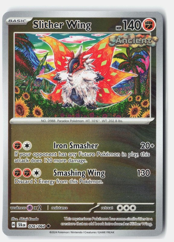 Slither Wing Reverse Holo Uncommon SFA 026/064 NM