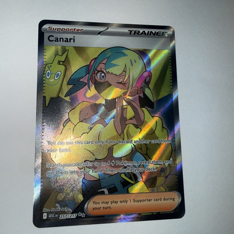 Canari 257/217 Me: Ascended Heroes Holo Pokemon TCG FAST SHIPPING gallery