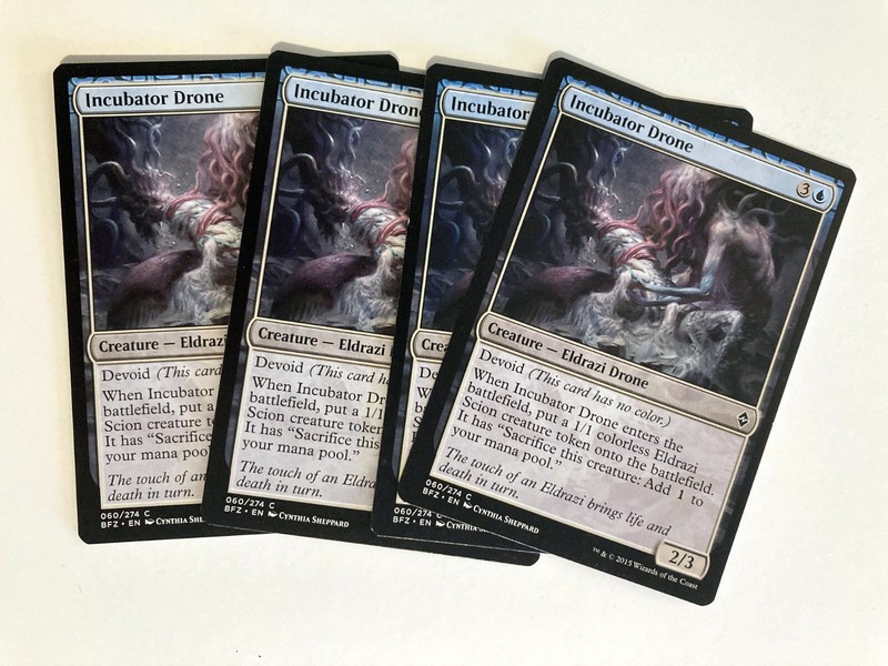 Incubator Drone (4) Battle for Zendikar NM MTG Magic the Gathering