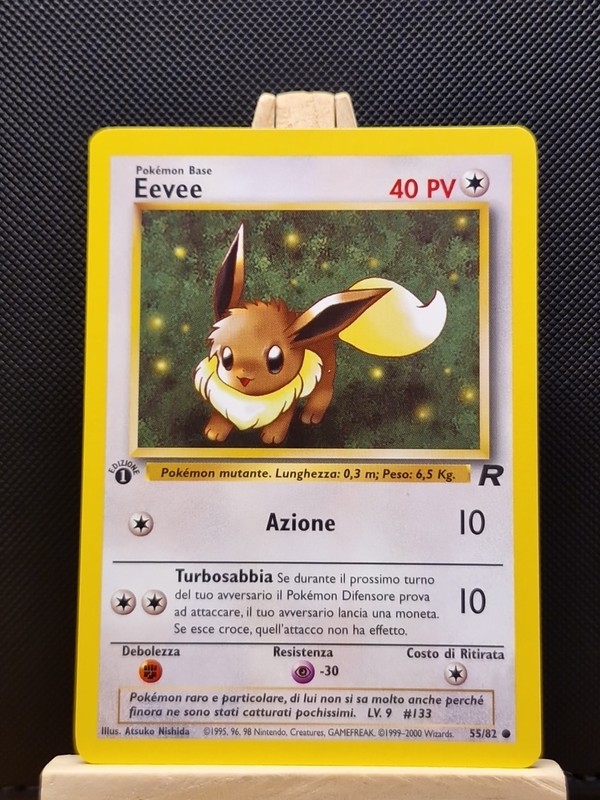 Pokemon 2000 WOTC Italian 1st Edition Team Rocket Eevee 51/64 – Near Mint