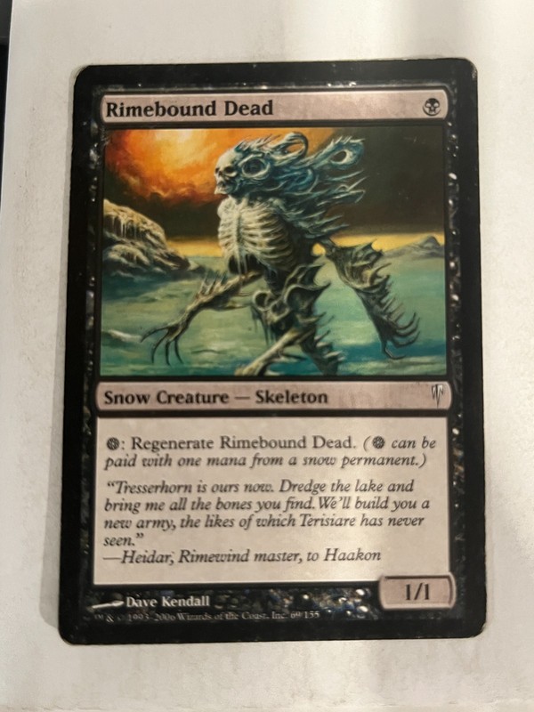 Rimebound Dead – Coldsnap – Magic the Gathering MTG Nice!