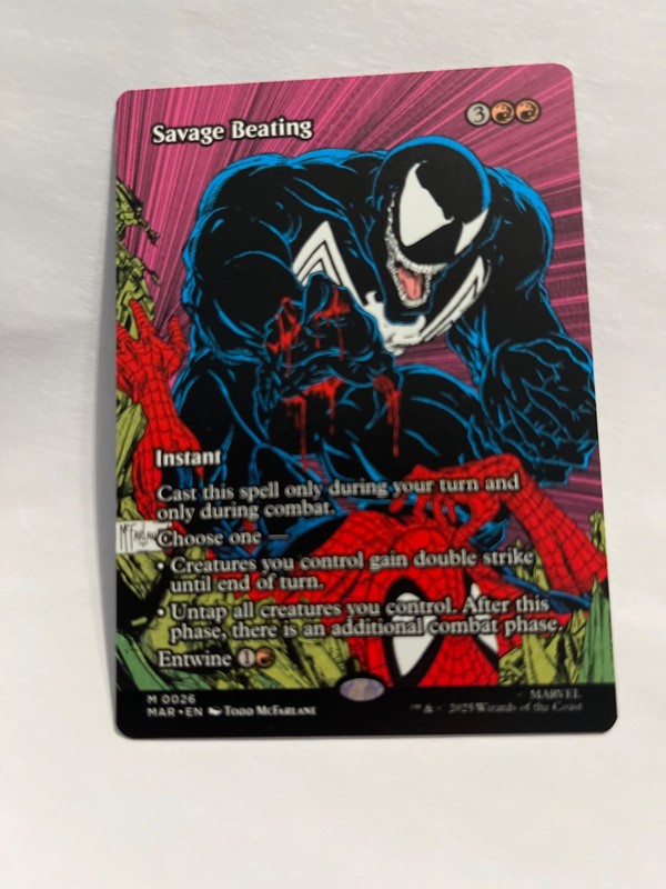 Savage Beating (Borderless) Marvel Universe Eternal-Legal Regular