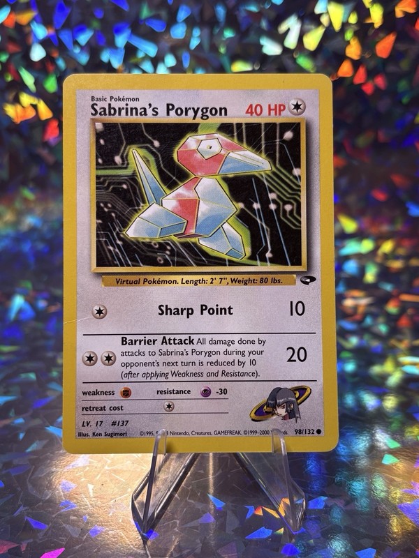 Sabrina’s Porygon 98/132 Pokémon 2000 Gym Challenge