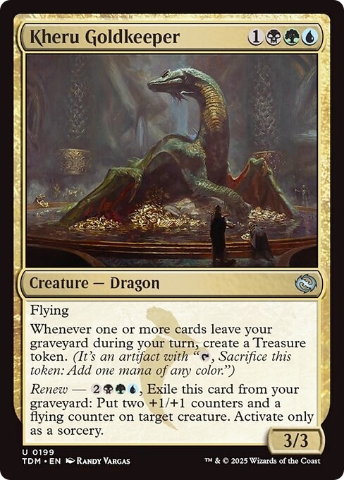 KHERU GOLDKEEPER x4 mtg NM-M Tarkir Dragonstorm 4 Unc