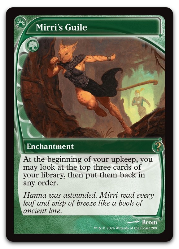 Mirri’s Guile (Future Sight) #209 (NM) Mystery Booster 2 MB2 Magic MTG