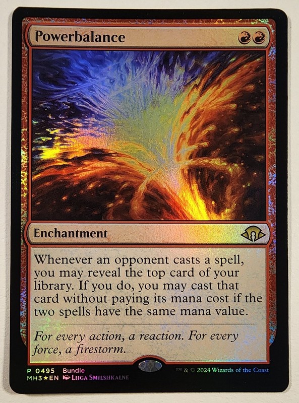 MTG – Powerbalance – Foil – MH3 495 – Modern Horizons 3 – Bndle Promo – LP
