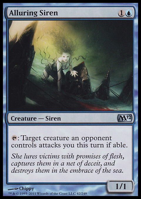 Magic the Gathering MTG Alluring Siren (42) Magic 2012 LP