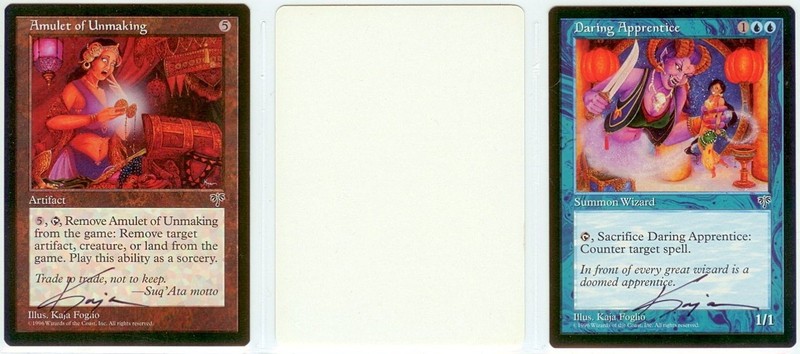 SIGNED Kaja Foglio Artist Proof _ 2x MIRAGE _ Amulet Unmaking, Daring Apprentice