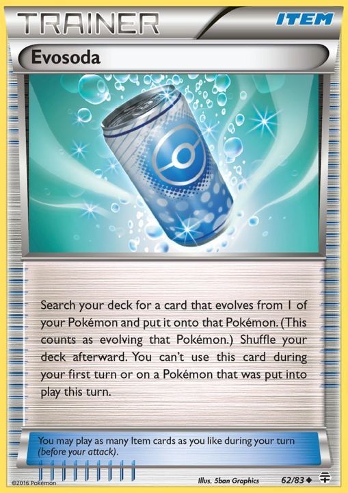 Evosoda – 62/83 – Uncommon – Moderately Played – Generations