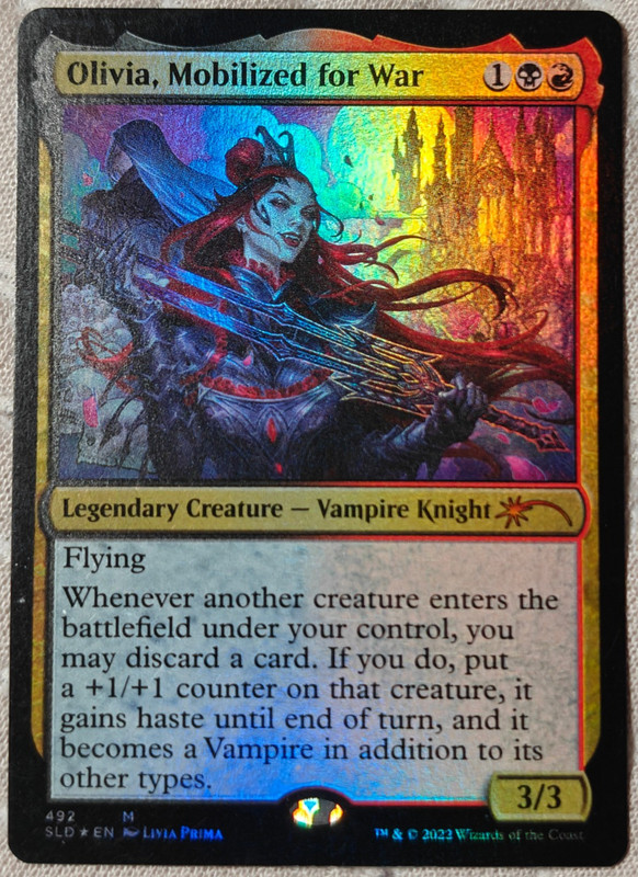MTG Secret Lair Olivia, Mobilized for War #492 SLD Livia Prima [UPick Foil/Reg]