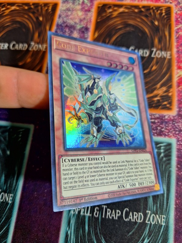 Yu-Gi-Oh! TCG Code Exporter GFP2-EN024 Ultra Rare 1st Edition Near Mint gallery