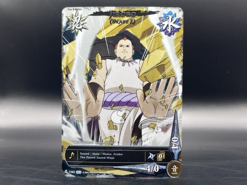 Jirobo (State 1) N-1262 Foil Weapons of War Naruto Card Game