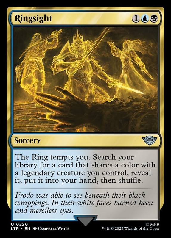 Ringsight – #220 – Lord of the Rings – CUC NM MTG