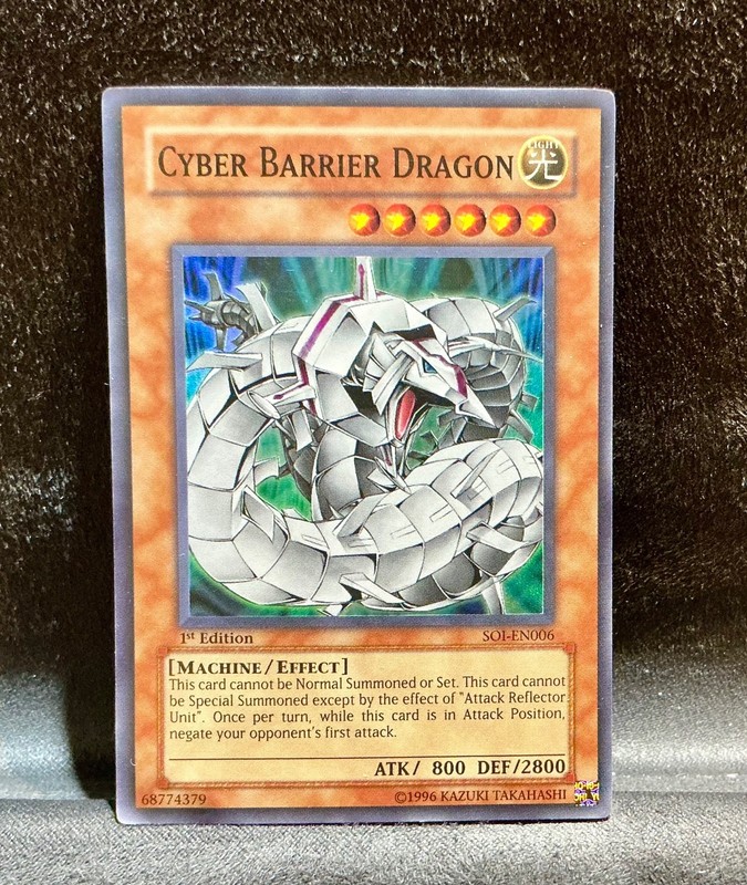 Cyber Barrier Dragon SOI-EN006 Shadow of Infinity 1st Edition NM Rare