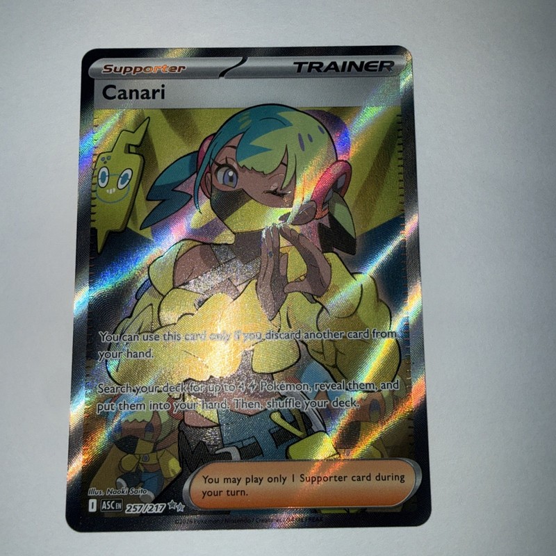Canari 257/217 Me: Ascended Heroes Holo Pokemon TCG FAST SHIPPING gallery