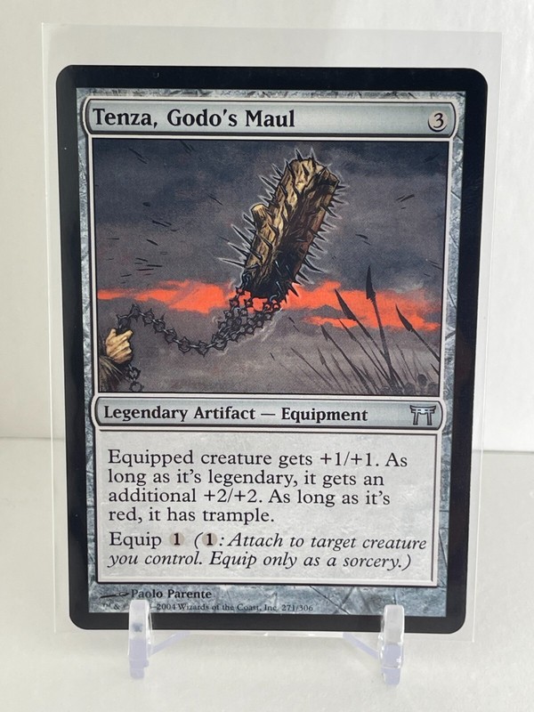 Tenza, Godo’s Maul | Champions of Kamigawa 2004 MTG Magic Cards
