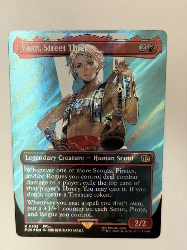 MTG – Vaan Street Thief (Borderless) (SURGE FOIL) #535 Final Fantasy (FIN) – NM