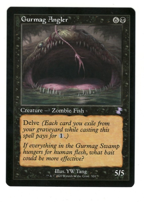 MTG Gurmag Angler 324 Special Time Spiral Remastered Magic The Gathering