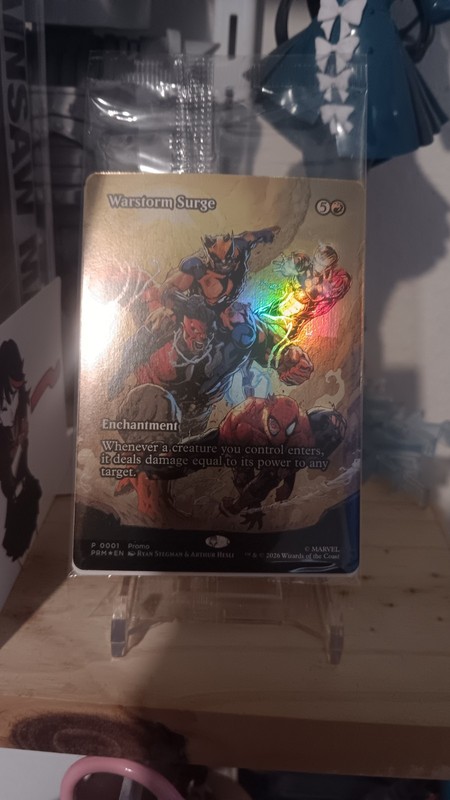 MTG Warstorm Surge Foil Promo card – Avengers Armageddon