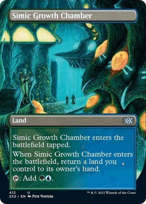 Simic Growth Chamber (Borderless) – Near Mint MTG Double Masters 2022
