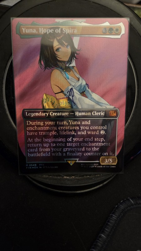Final Fantasy MTG Yuna, Hope of Spira Mythic Legendary Human Cleric 0549 EN