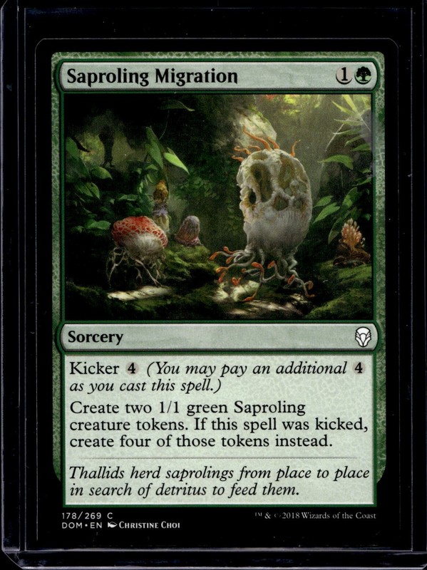 1x Saproling Migration (178) Dominaria LP MTG Magic the Gathering x1