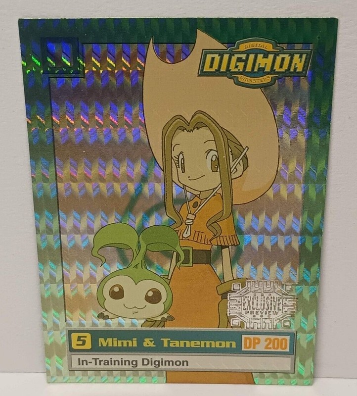 1999 1st Edition Digimon Exclusive Preview Holo Foil Cards – COMPLETE YOUR SET
