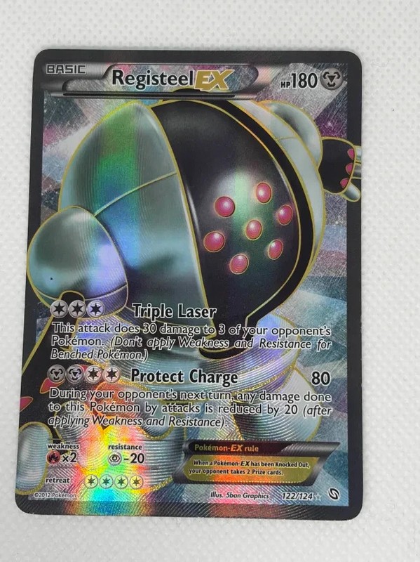 Pokémon TCG Registeel EX 122/124 Full Art Dragons Exalted