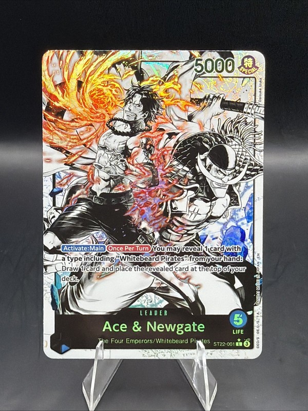 Ace & Newgate (Parallel) ST22-001 Starter Deck 22: Ace & Newgate Foil