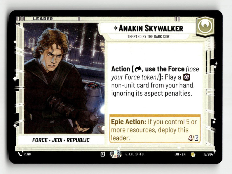 Star Wars Anakin Skywalker – Tempted by the Dark Side (R) – Legends of the Force