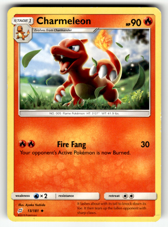 Charmeleon 13/181 Normal Uncommon SM – Team Up LP