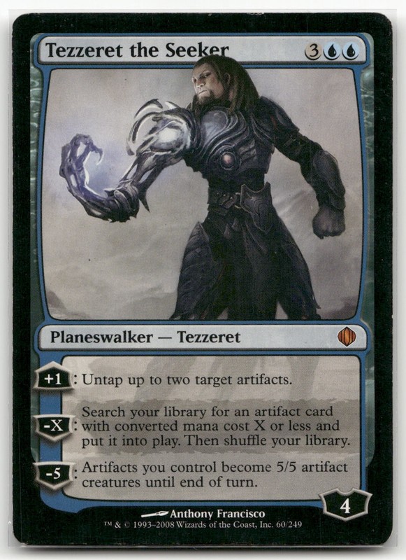 Tezzeret the Seeker #60 (MP) Shards of Alara ALA Magic MTG