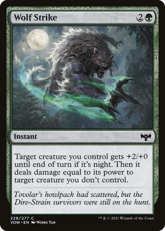 x1 Wolf Strike VOW MTG 228/277 COMMON M/NM 1x