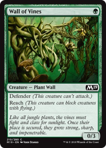 Wall of Vines Core Set 2019 Lightly Played, English