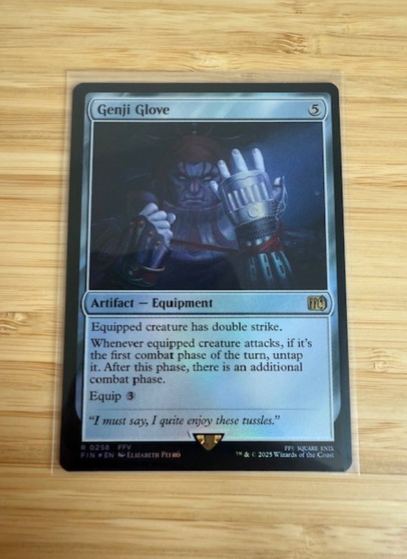 Magic the Gathering: Genji Glove Final Fantasy Foil NM