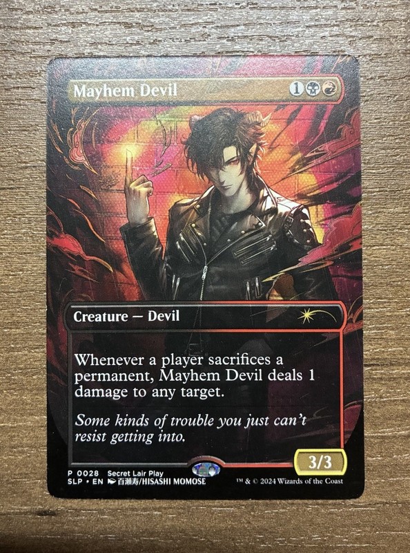 Mayhem Devil Secret Lair Showdown Regular