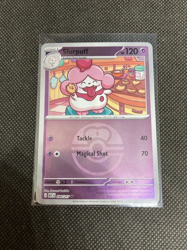Slurpuff Love Ball Reverse Holo 094/217 Ascended Heroes Pokemon
