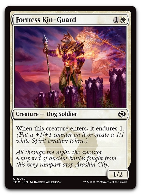 Fortress Kin-Guard #12 (NM) Tarkir Dragonstorm TDM Magic MTG