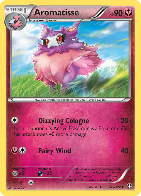 Aromatisse 85/122 UC BREAKpoint LP Pokemon gallery