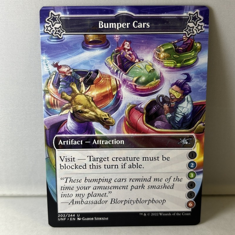 2/3/6 Bumper Cars (202) Unfinity UNF MTG Magic The Gathering