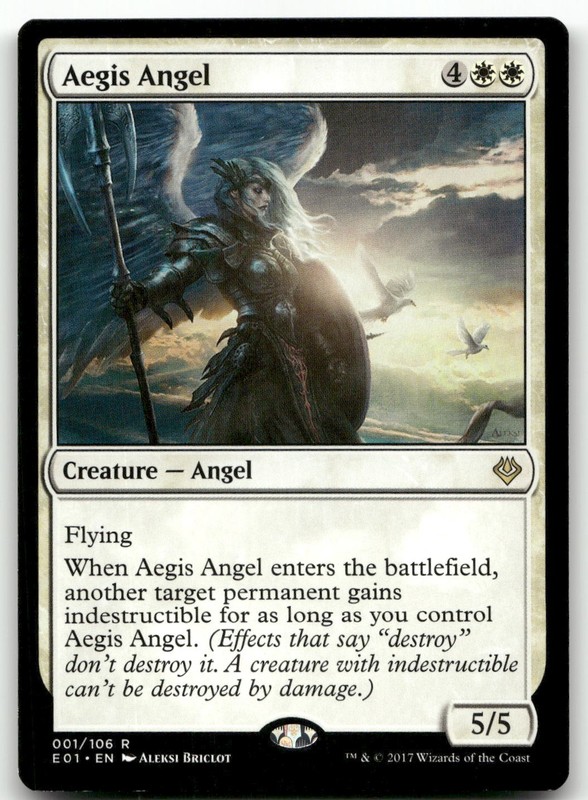 Aegis Angel #1 (NM) Archenemy Nicol Bolas AC2 Magic MTG